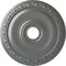Ekena Millwork Jackson Ceiling Medallion (Fits Canopies up to 5 1/8"), Hand-Painted Silver, 20"OD x 3 5/8"ID x 1"P CM20JASLS - alternate 1